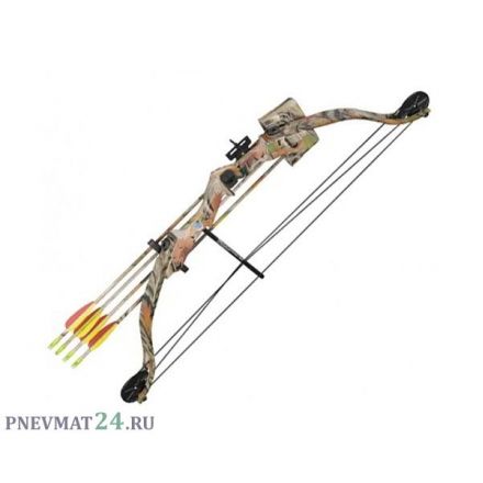 Детский блочный лук Man Kung MK-CB010, 11 кг, 84 см (камуфляж)